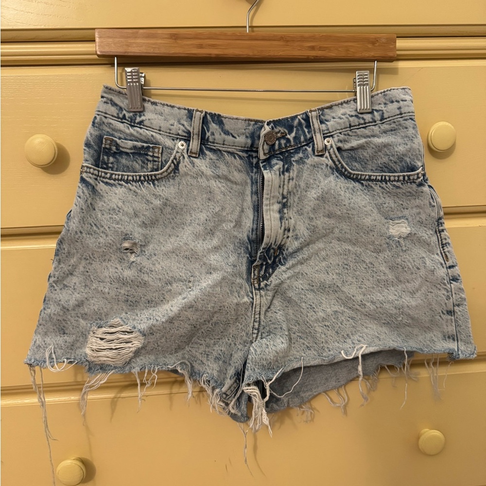 Distressed Denim Women's Shorts